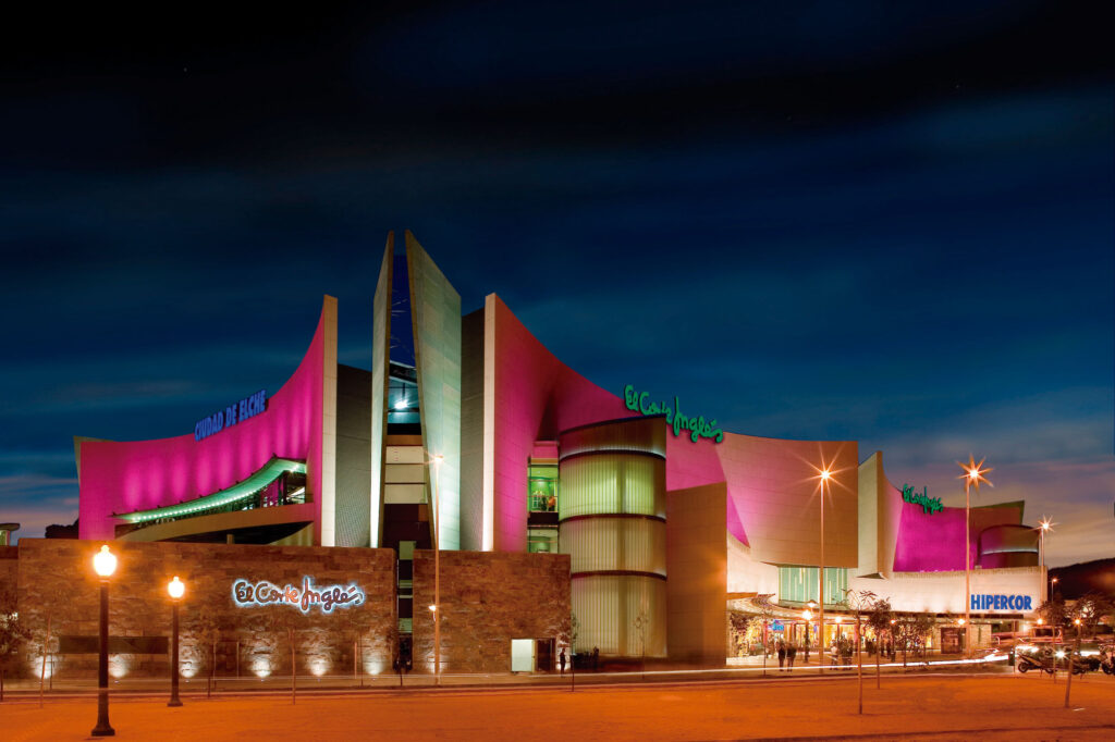 Centro El Corte Inglés e Hipercor en Elche.