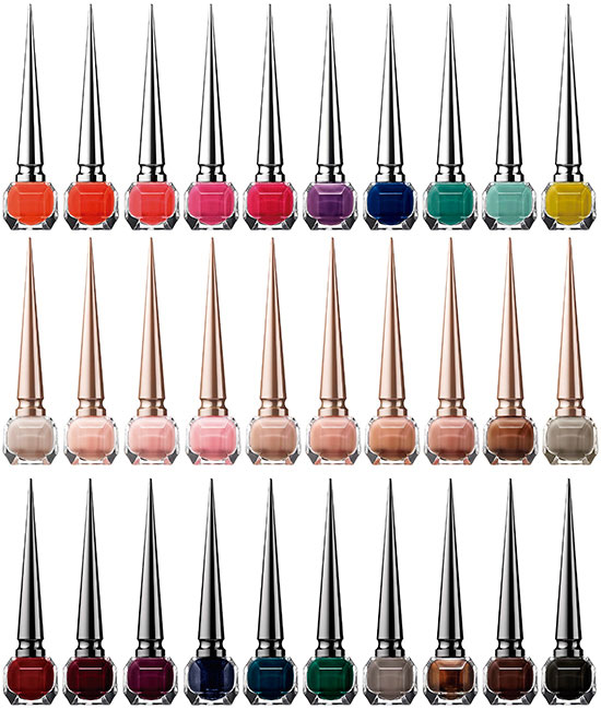 Lacas de uñas Christian Louboutin. Colección otoño 2014.