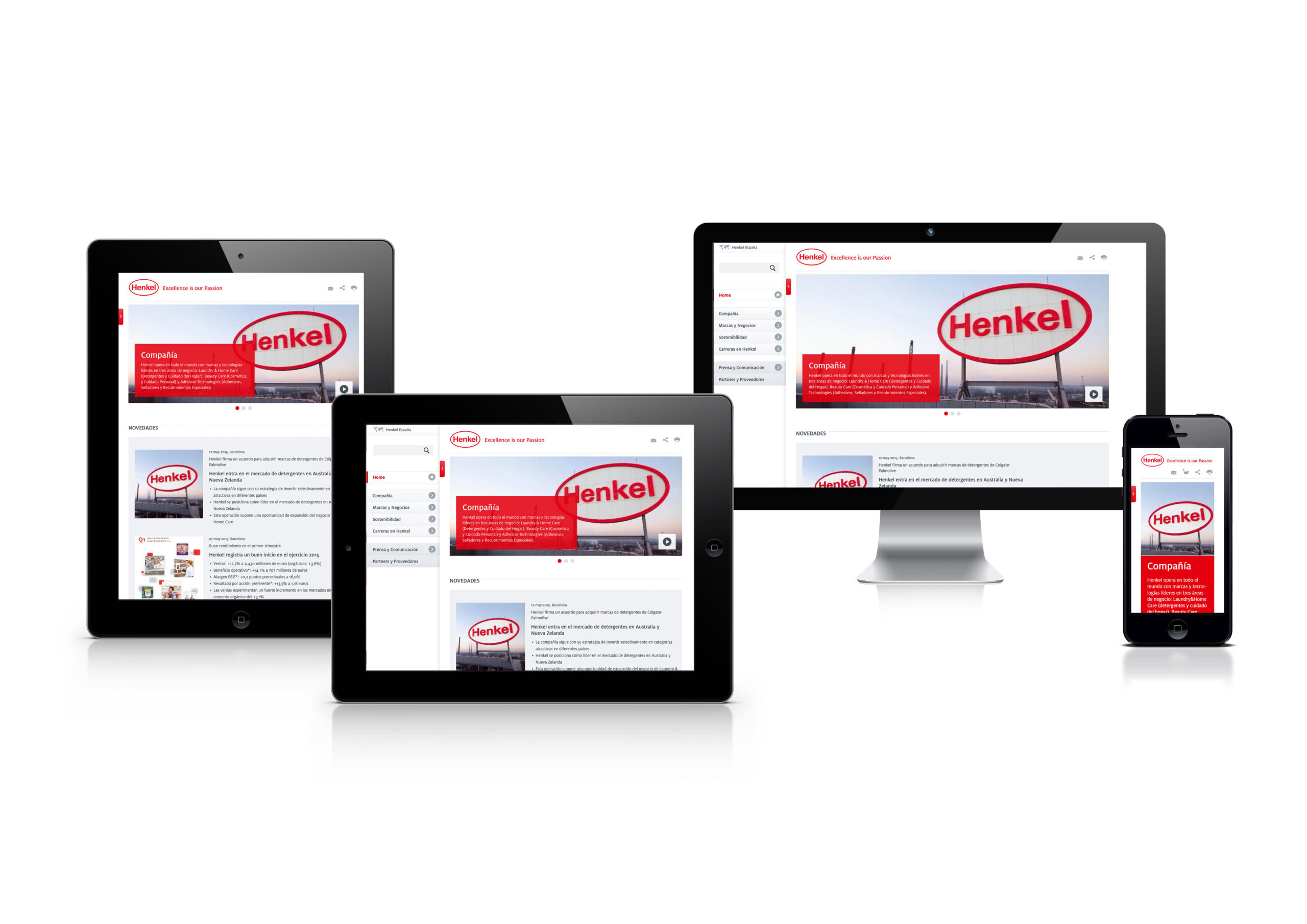 Nueva web de Henkel.