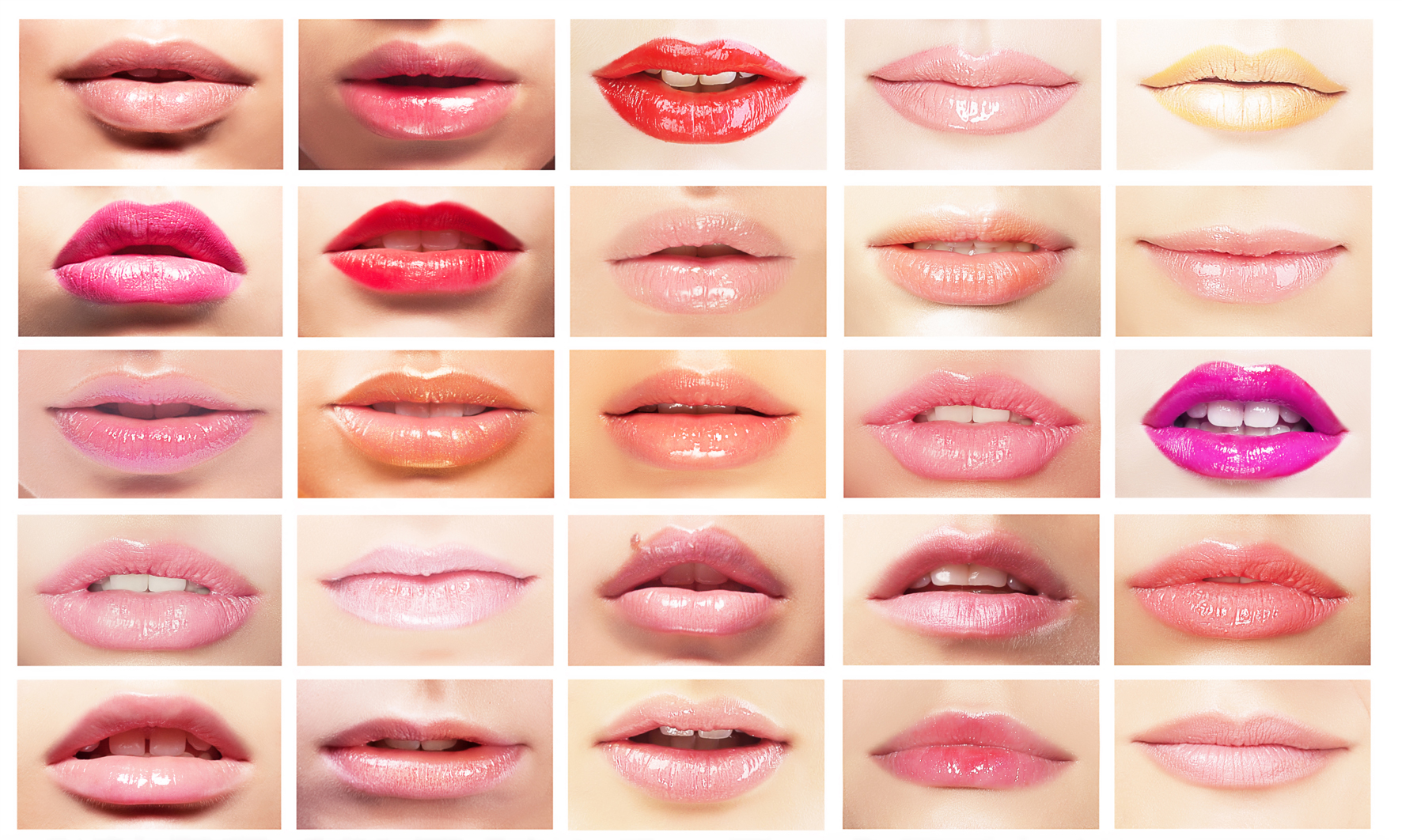 LABIOS DE DIFERENTES COLORES