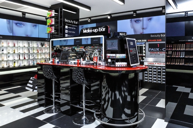 Los beauty bar en Sephora Flash.