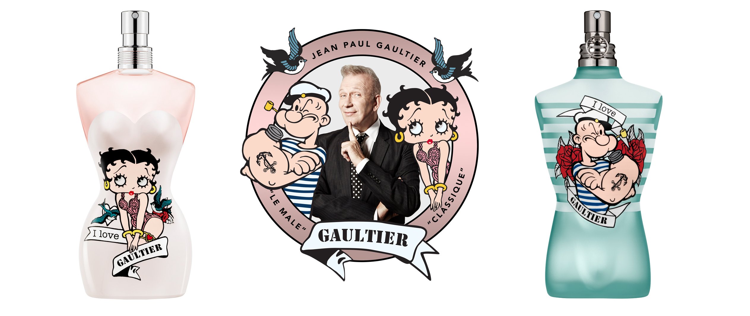 Jean Paul Gaultier Betty Boop y Popeye