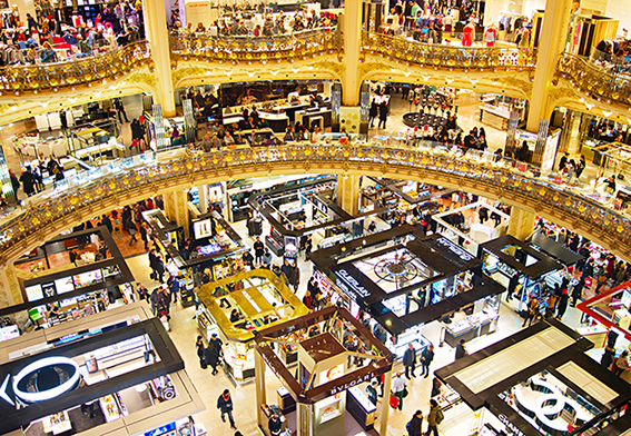 Galerias Lafayette.