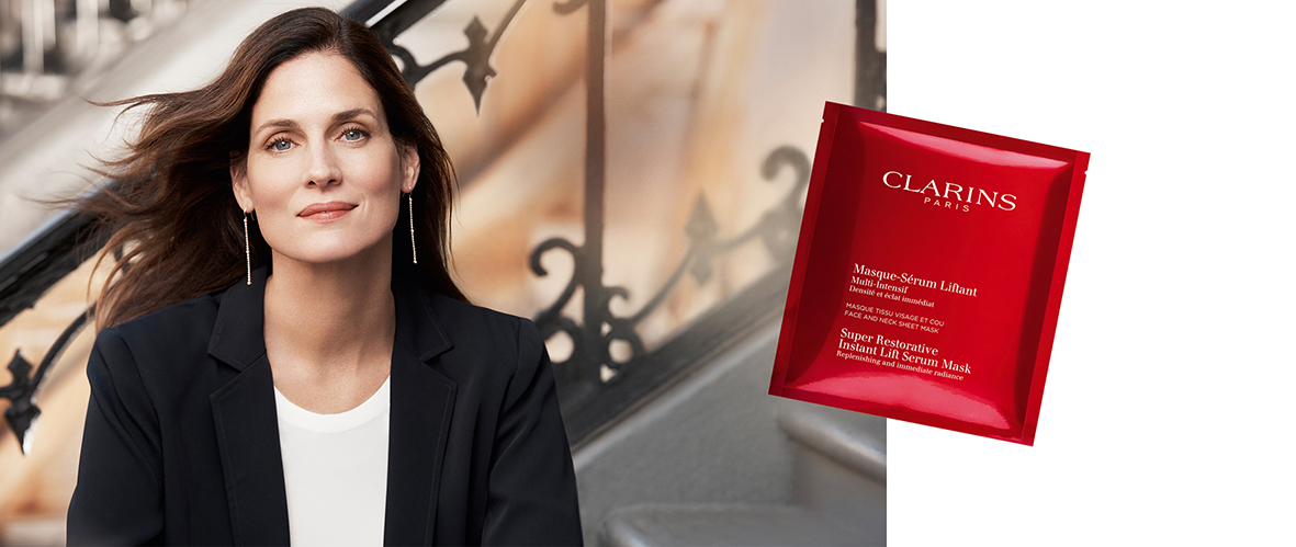 CLARINS mascarilla Masque-Sérum Liftant, mascarilla de tela