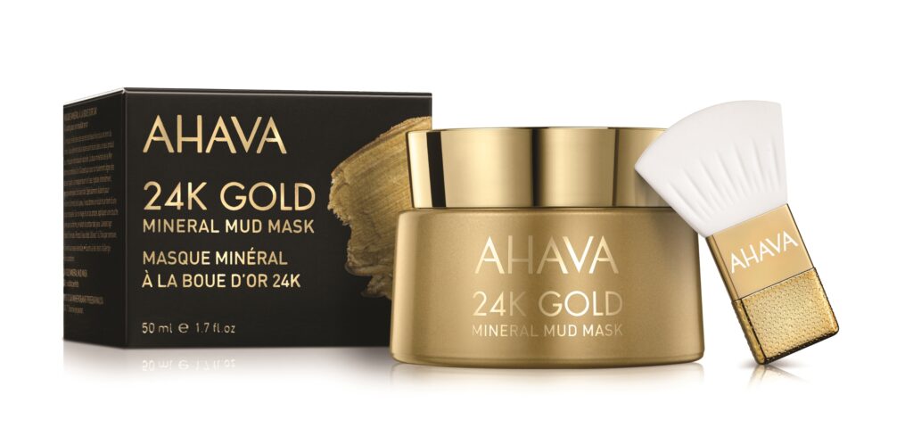 AHAVA 24K Gold Mineral Mud Mask.