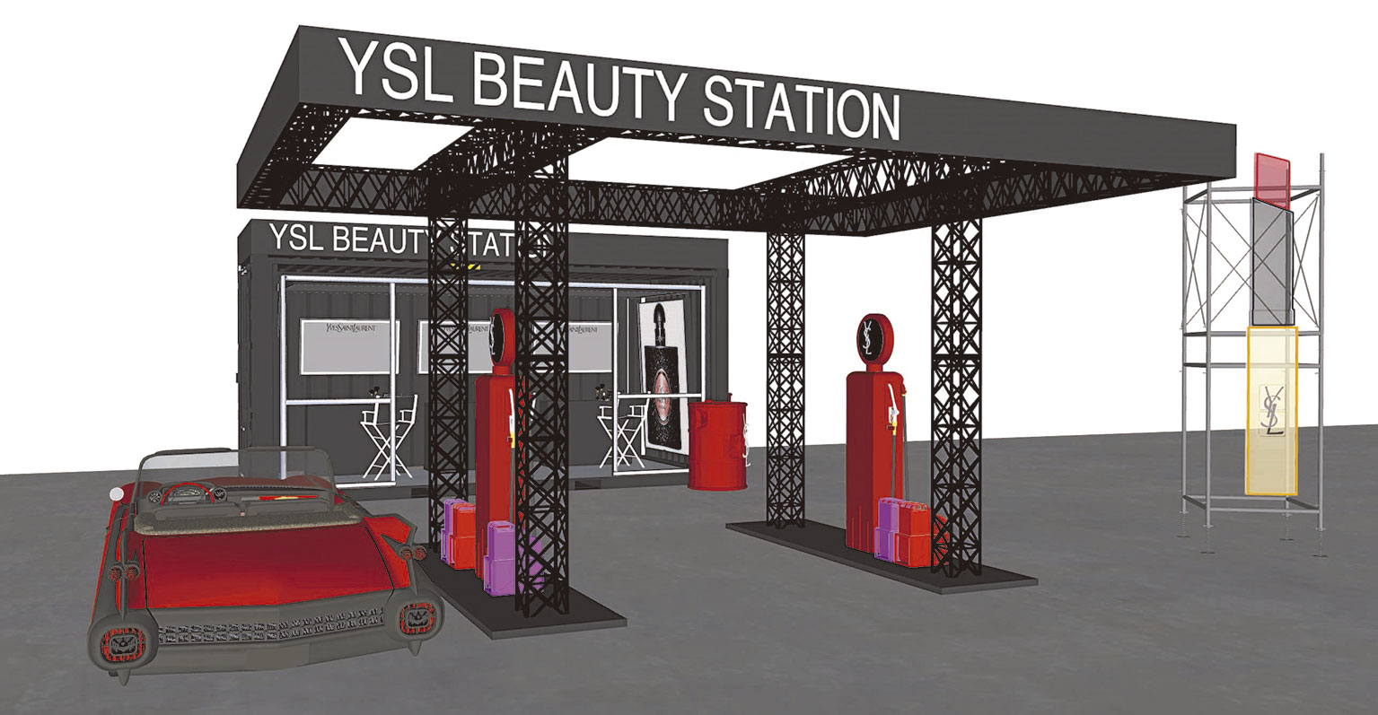 YSL Beauty Station en el festival BBK Live.