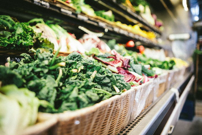 Alimentación saludable supermercado