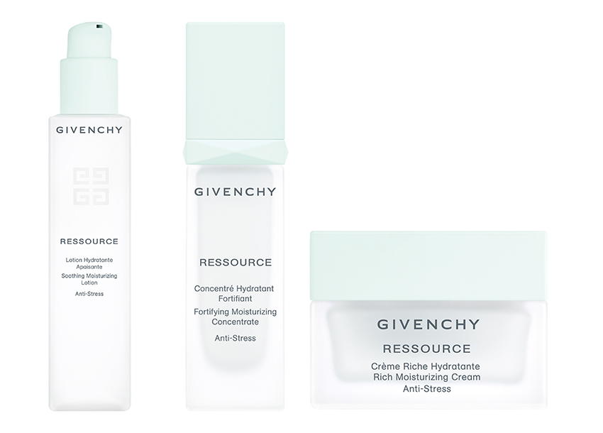 Ressource, Givenchy, línea de cuidado facial anti estrés