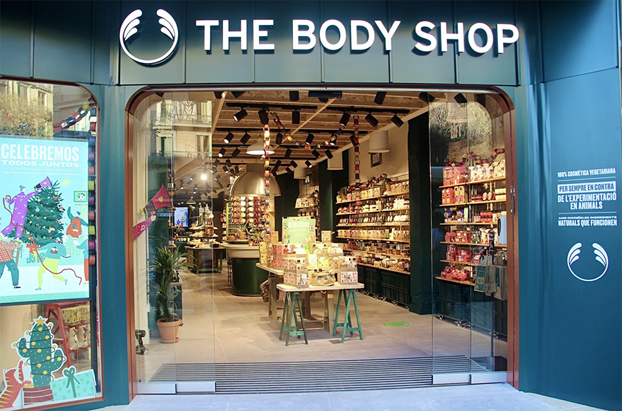 The Body Shop, tienda sostenible en Barcelona