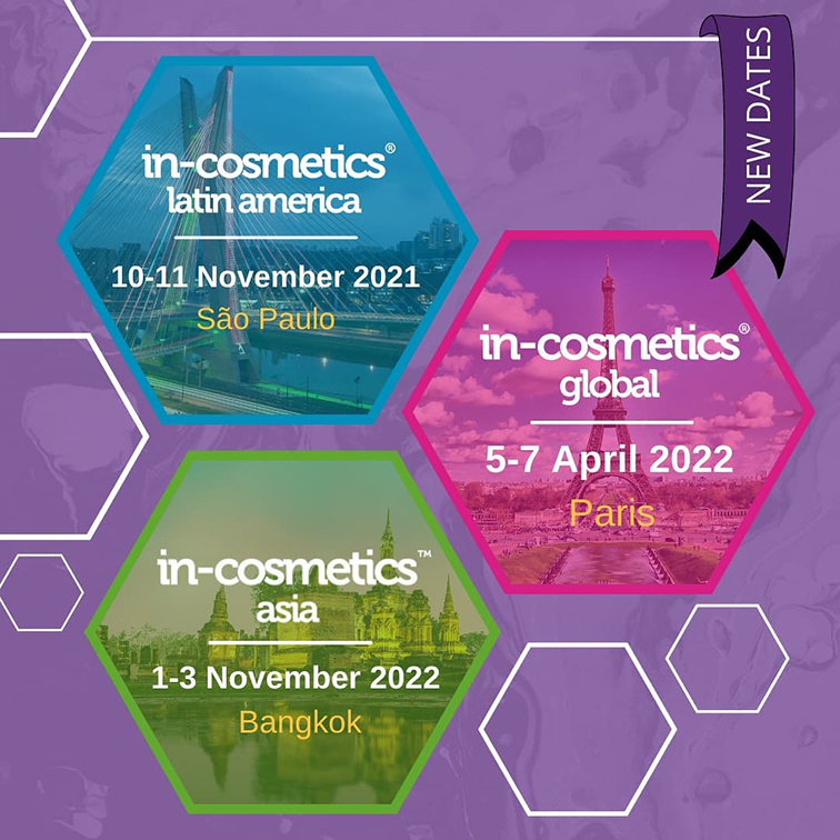 In-Cosmetics pospone ferias con fecha para 2022