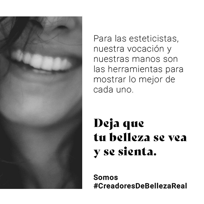 Campaña Belleza Real, Stanpa y salones de estética profesionales.