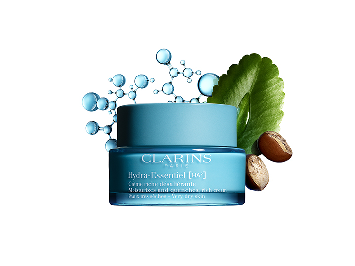 Crème Riche Désaltérante, Hydra-Essentiel, Clarins.