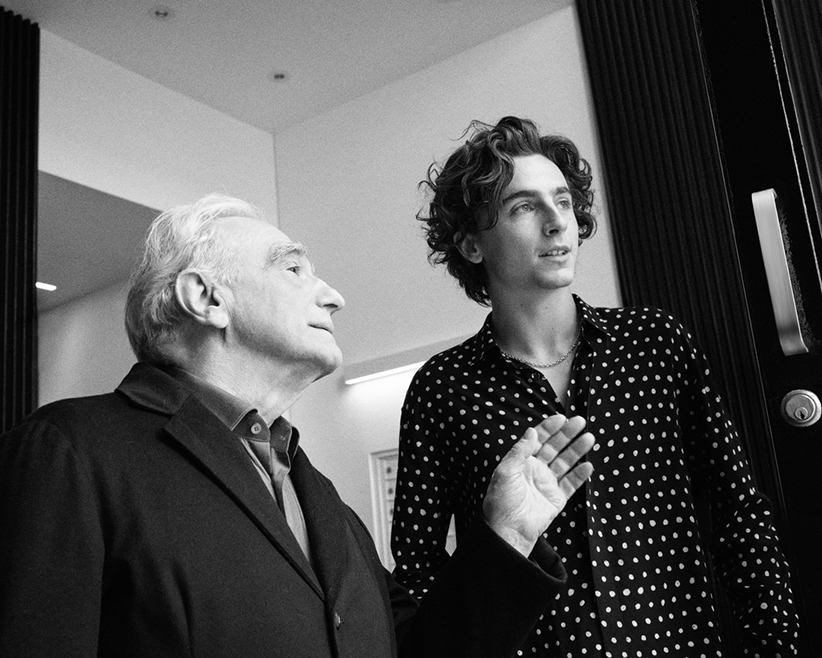 Chanel presenta su nueva campaña publicitaria para el perfume Bleu, Timothee Chalamet y Martin Scorsese