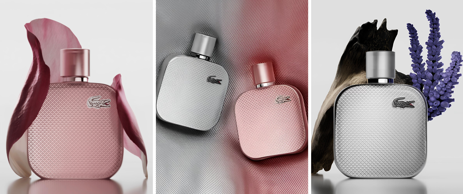 Lacoste Silver Grey Silver Rose